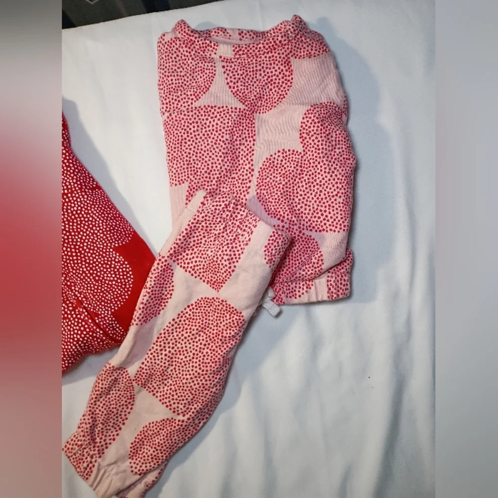 Baby bundle Carter's Pink and Red Star Pajama Top Valentine's Day